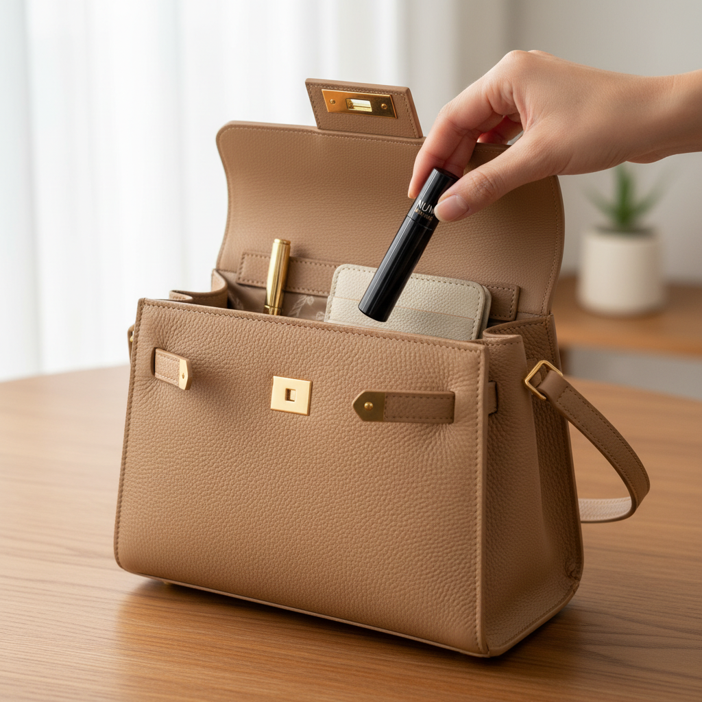 Decant NUM en bolso de mujer camel